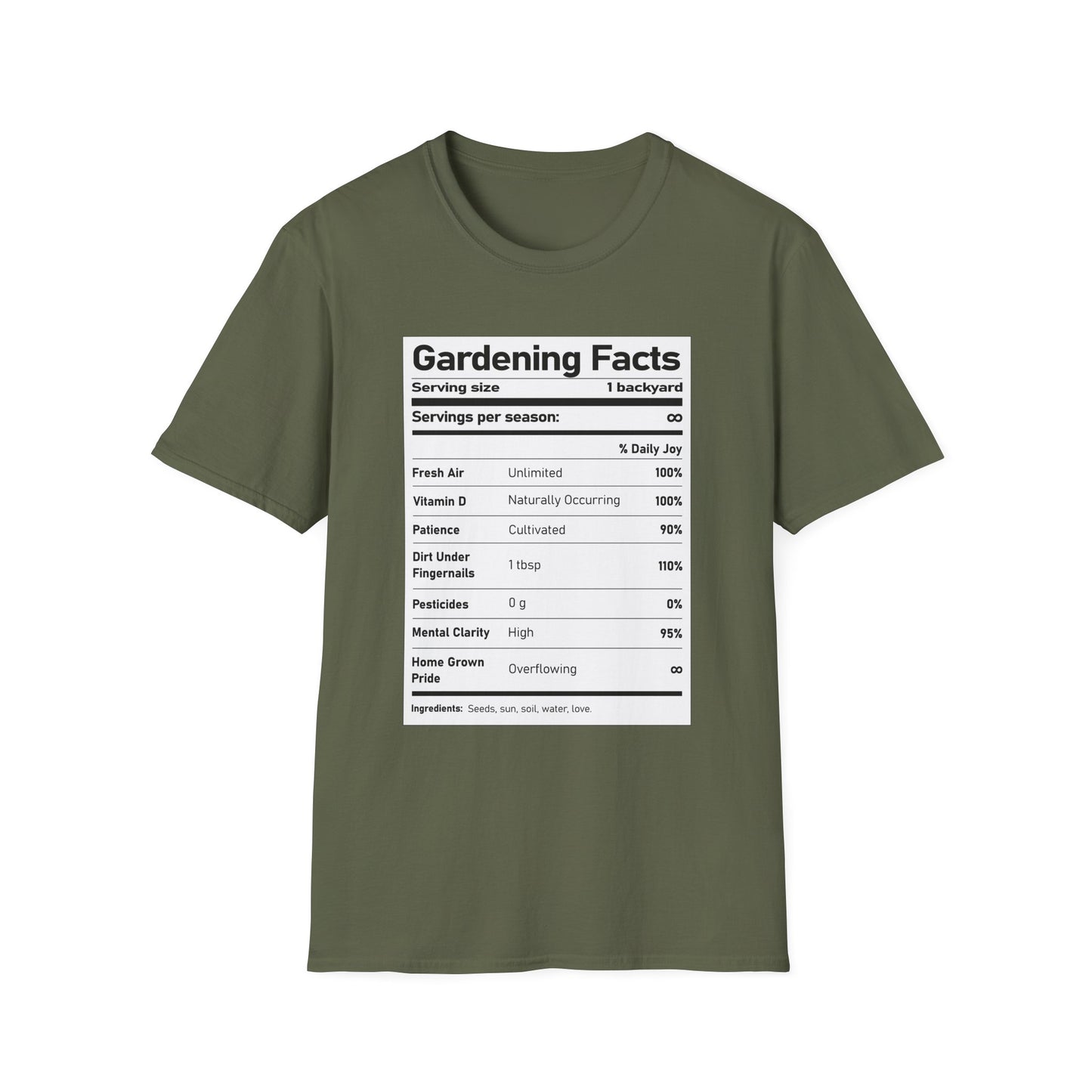 Gardening Facts T-Shirt