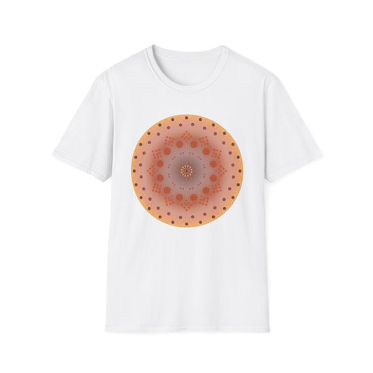Sunflower Mandala T-Shirt - Orange