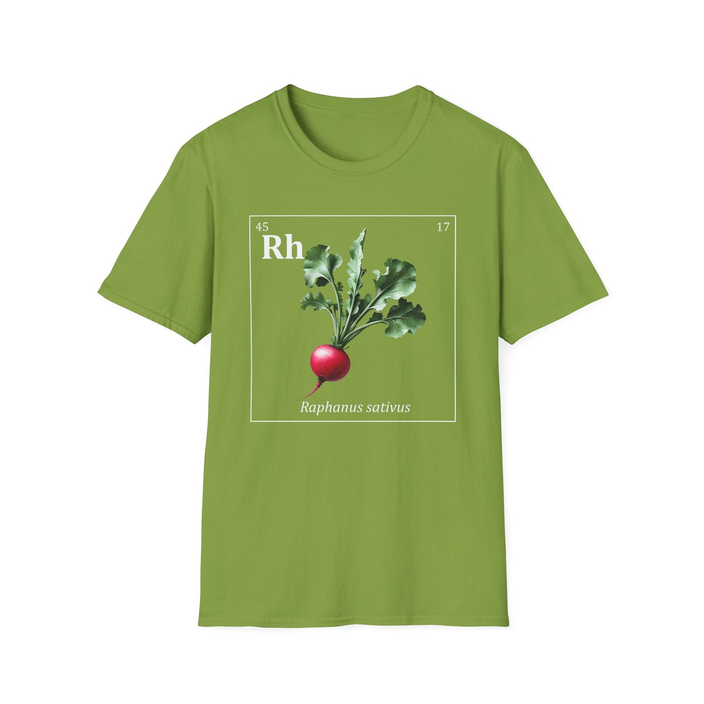 Periodic Table of Vegetables - Radish T-Shirt