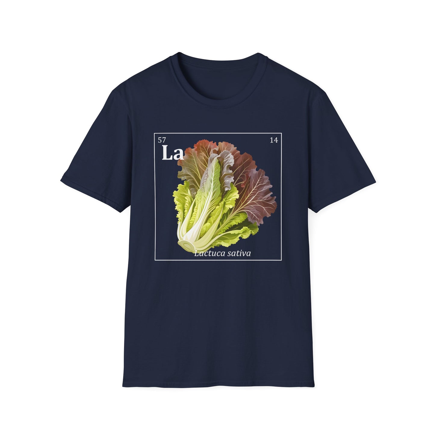 Periodic Table of Vegetables - Red Lettuce T-Shirt
