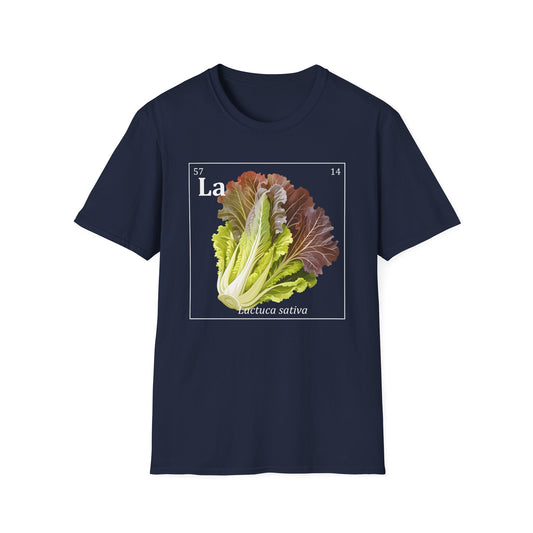 Periodic Table of Vegetables - Red Lettuce T-Shirt