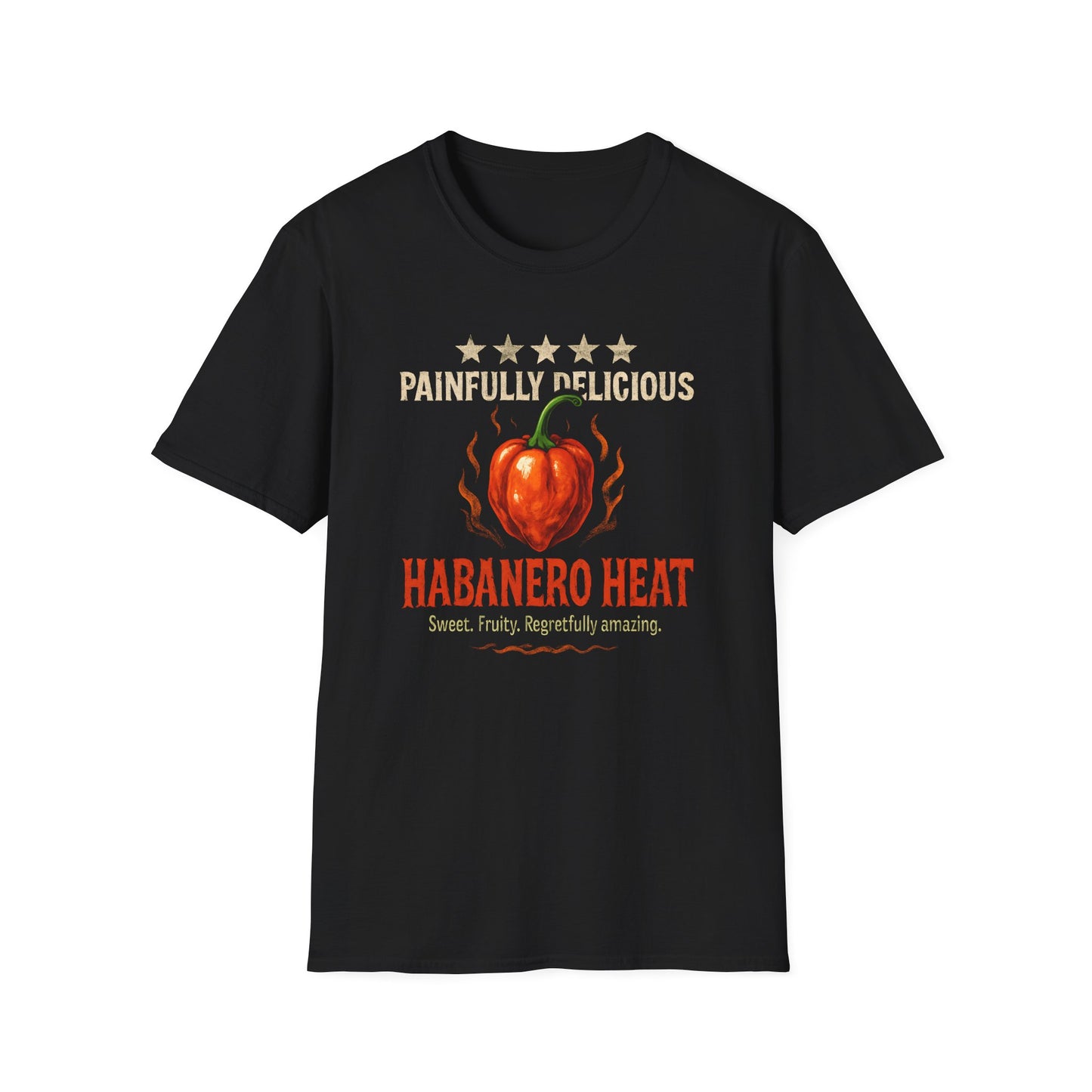 Habanero Heat Pepper Review T-Shirt