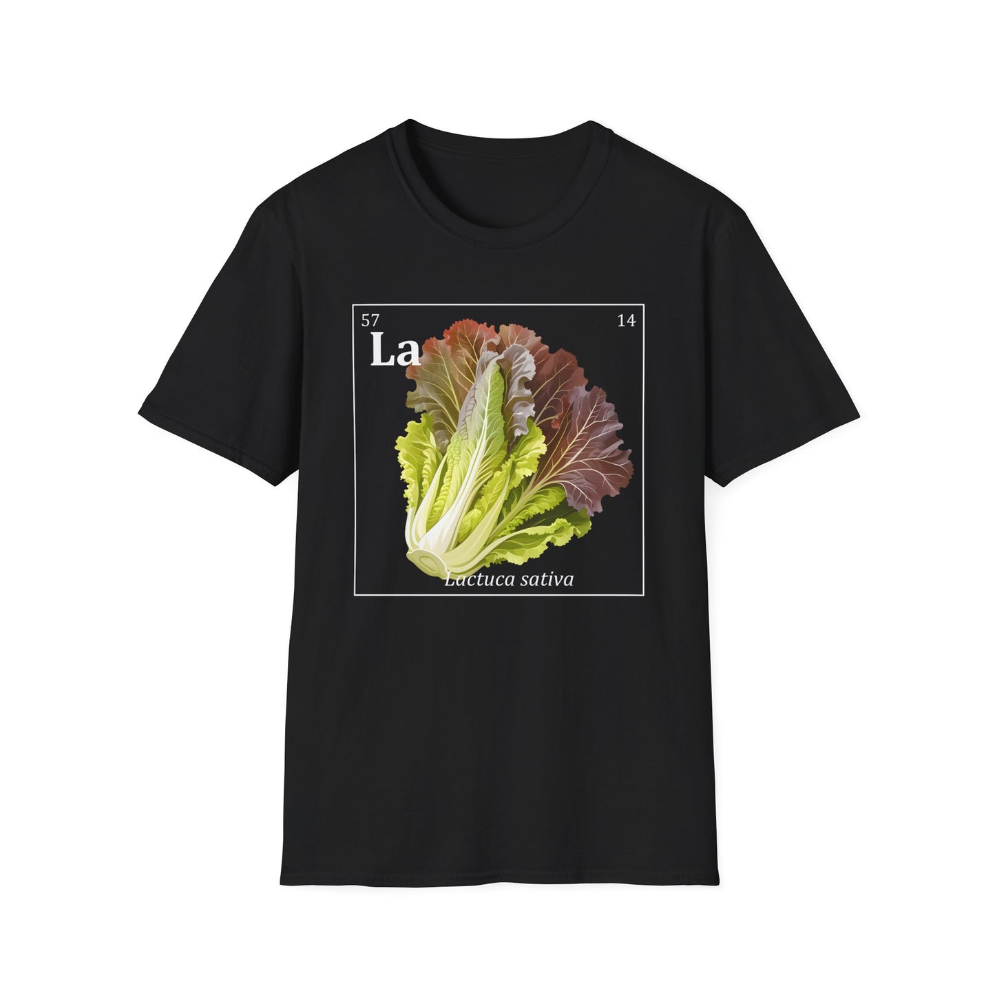 Periodic Table of Vegetables - Red Lettuce T-Shirt