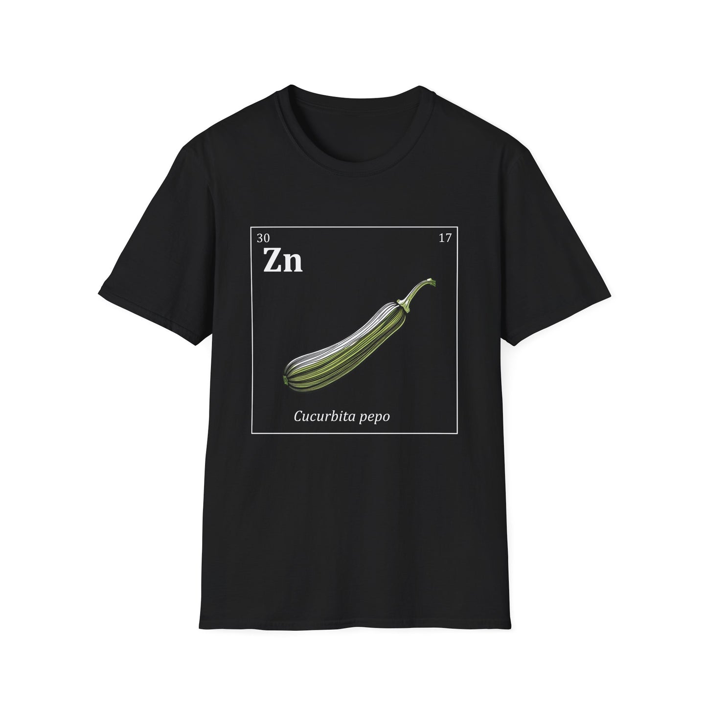 Periodic Table of Vegetables - Zucchini T-Shirt