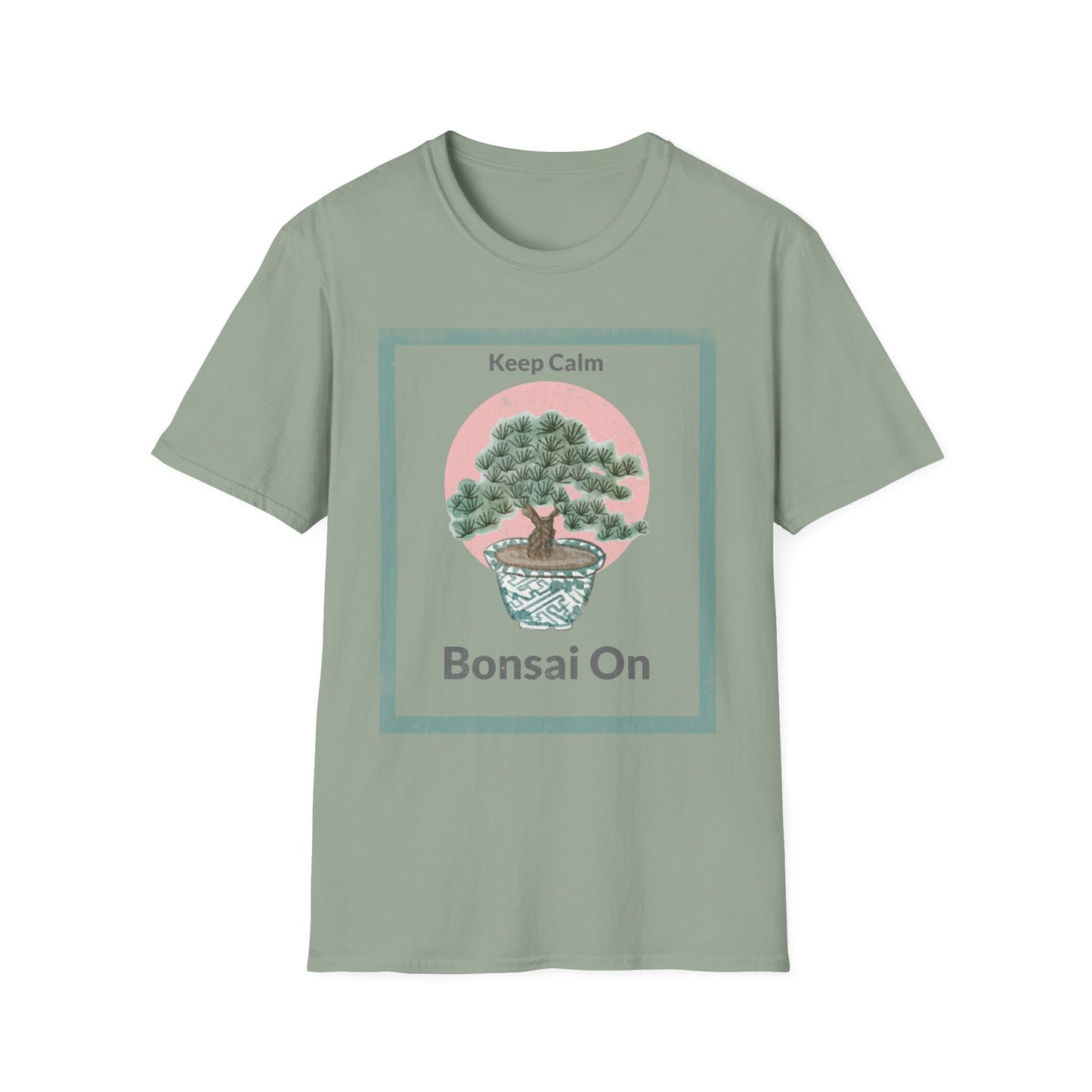 Keep Calm Bonsai On T-Shirt