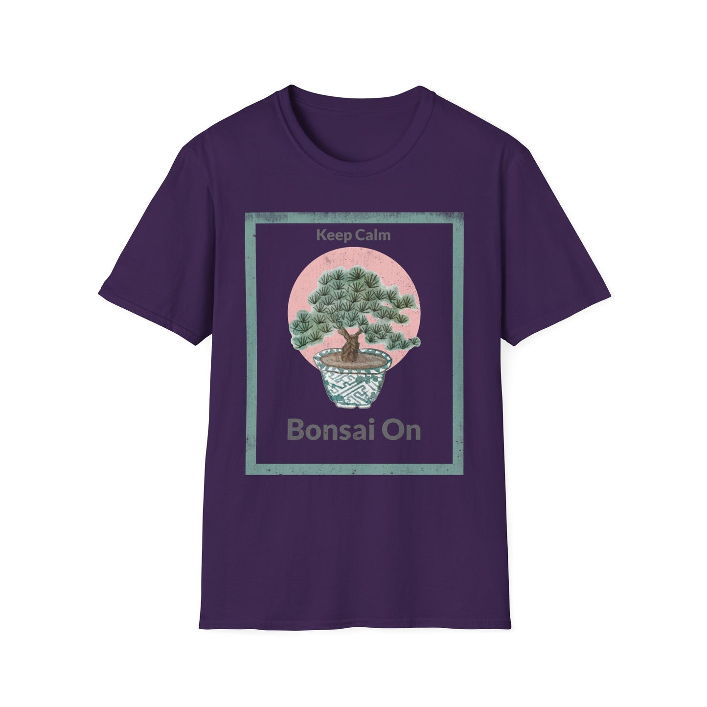 Keep Calm Bonsai On T-Shirt