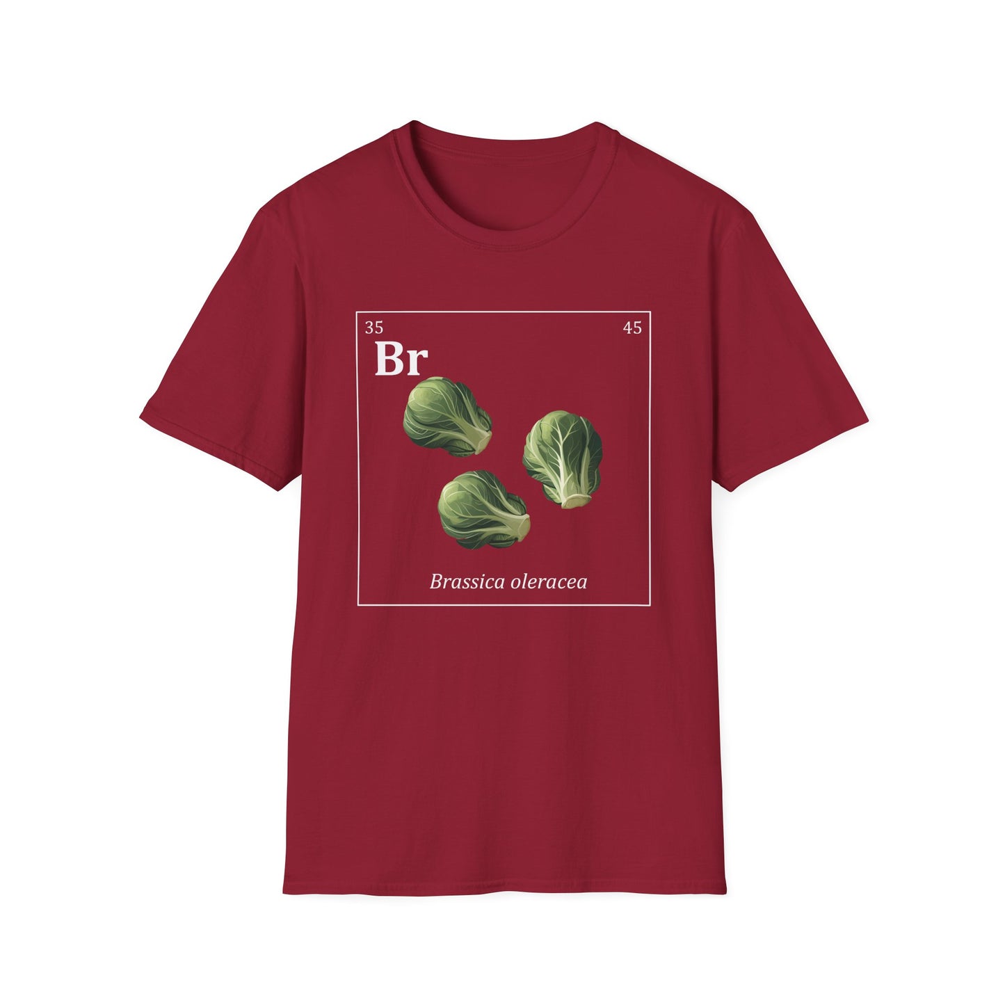 Periodic Table of Vegetables - Brussels Sprouts T-Shirt