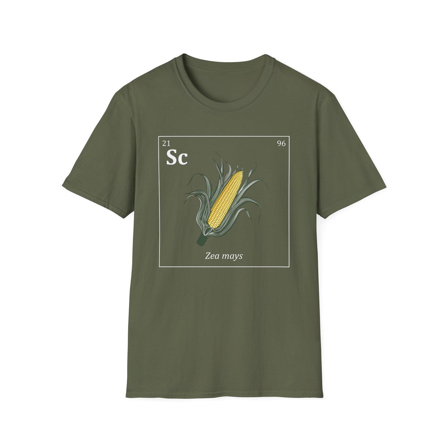 Periodic Table of Vegetables - Sweet Corn T-Shirt