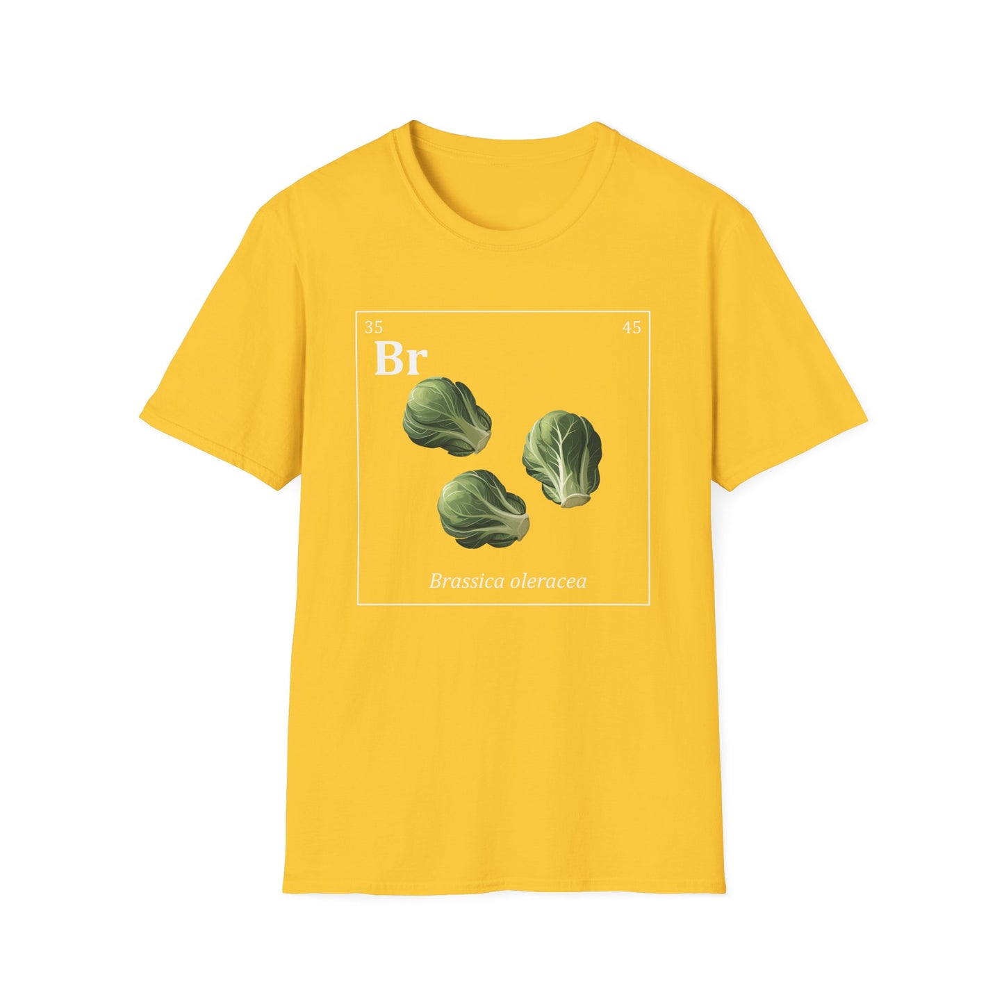 Periodic Table of Vegetables - Brussels Sprouts T-Shirt