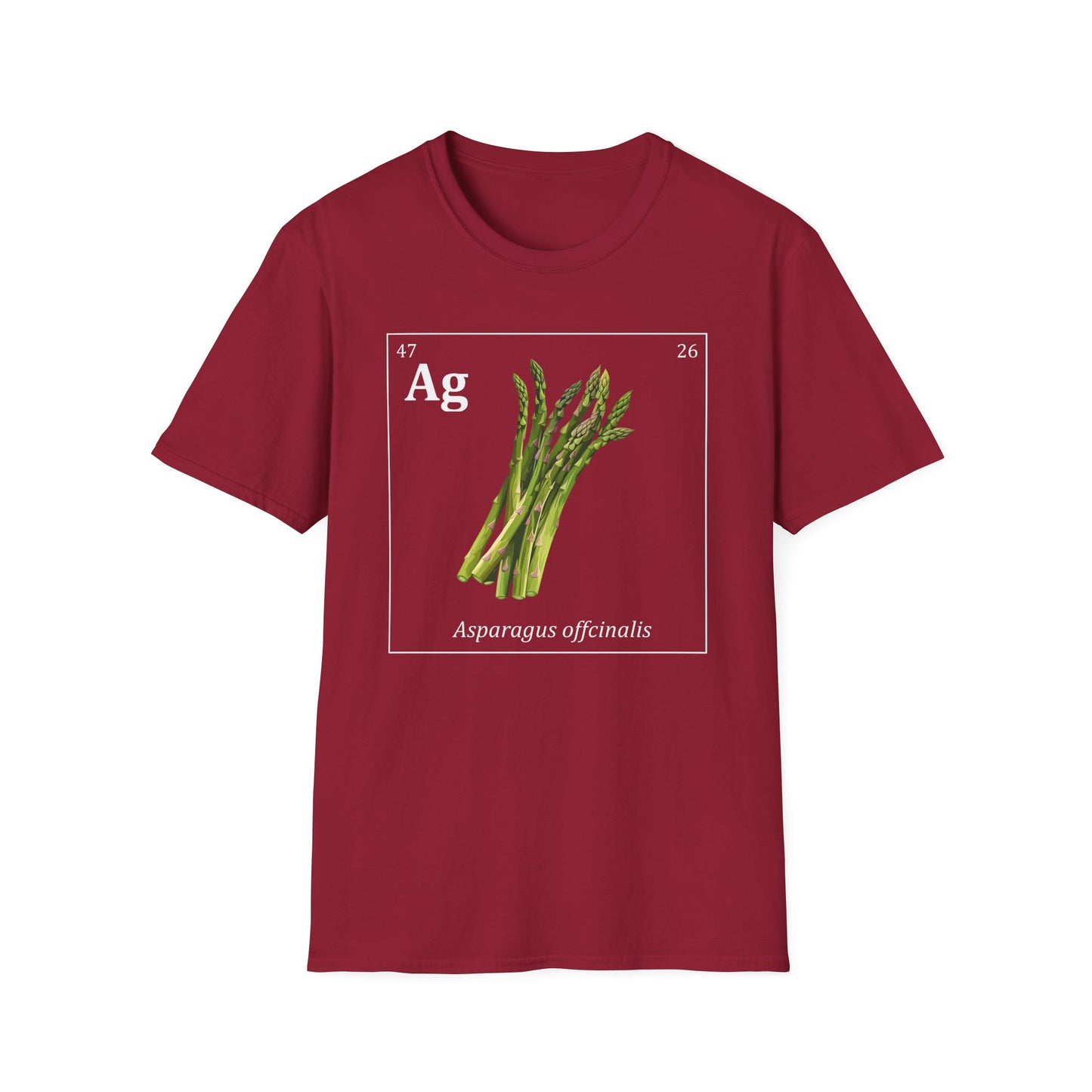 Periodic Table of Vegetables - Asparagus T-Shirt