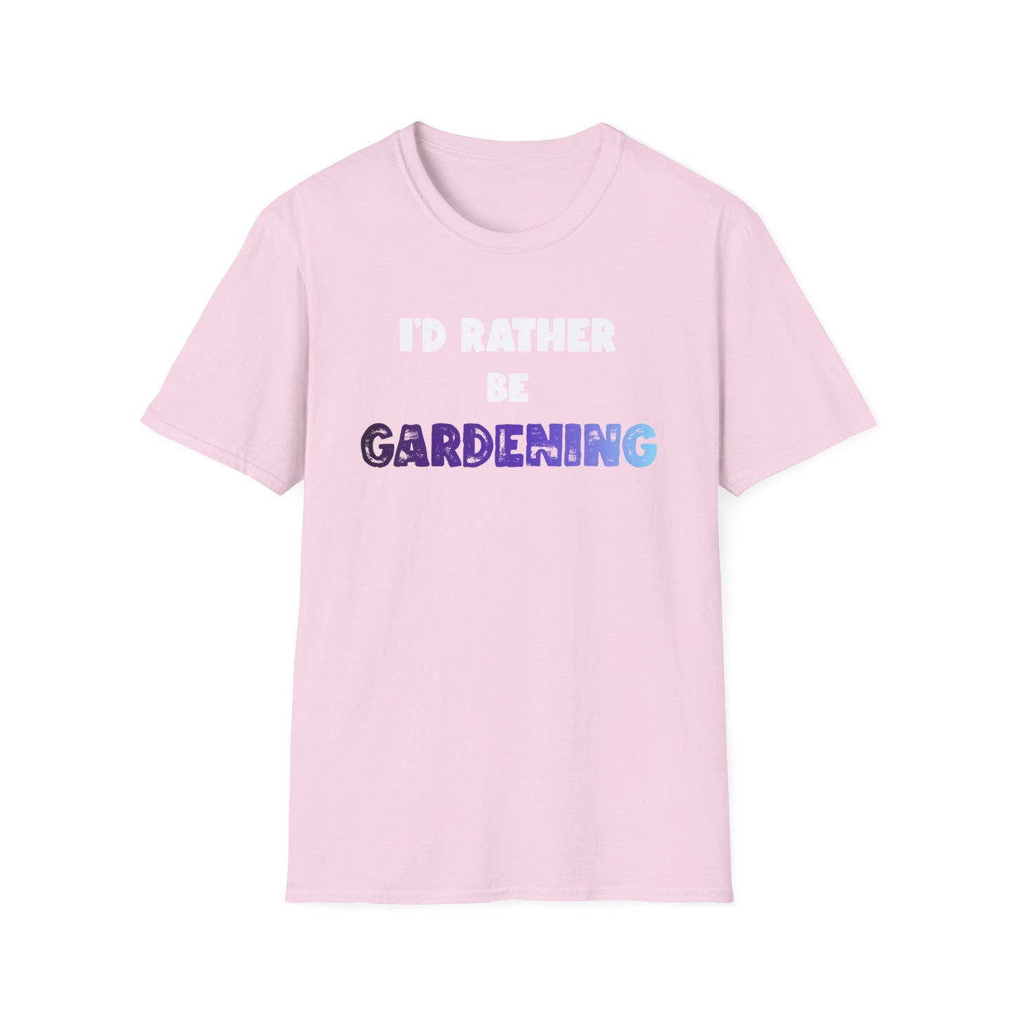 I'd Rather Be Gardening T-Shirt (Purple)
