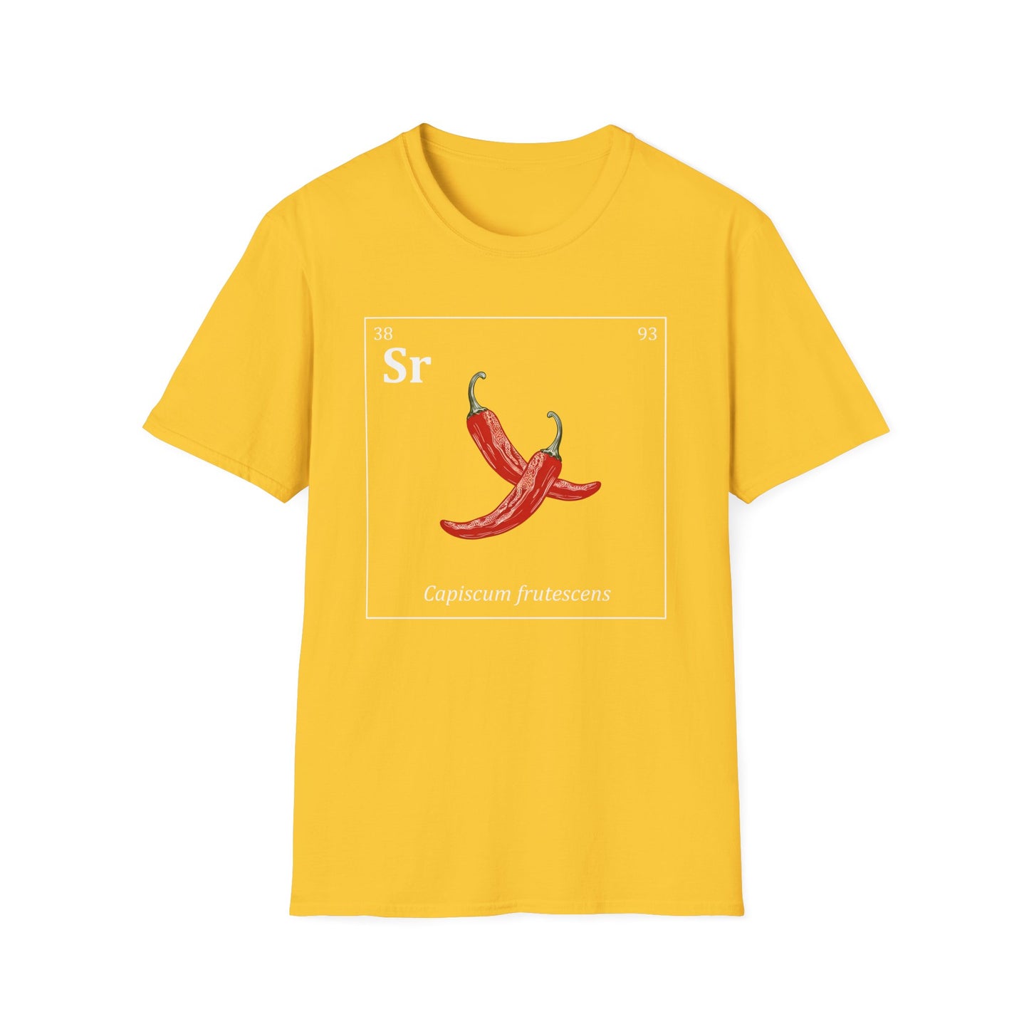 Periodic Table of Vegetables - Chili Peppers T-Shirt