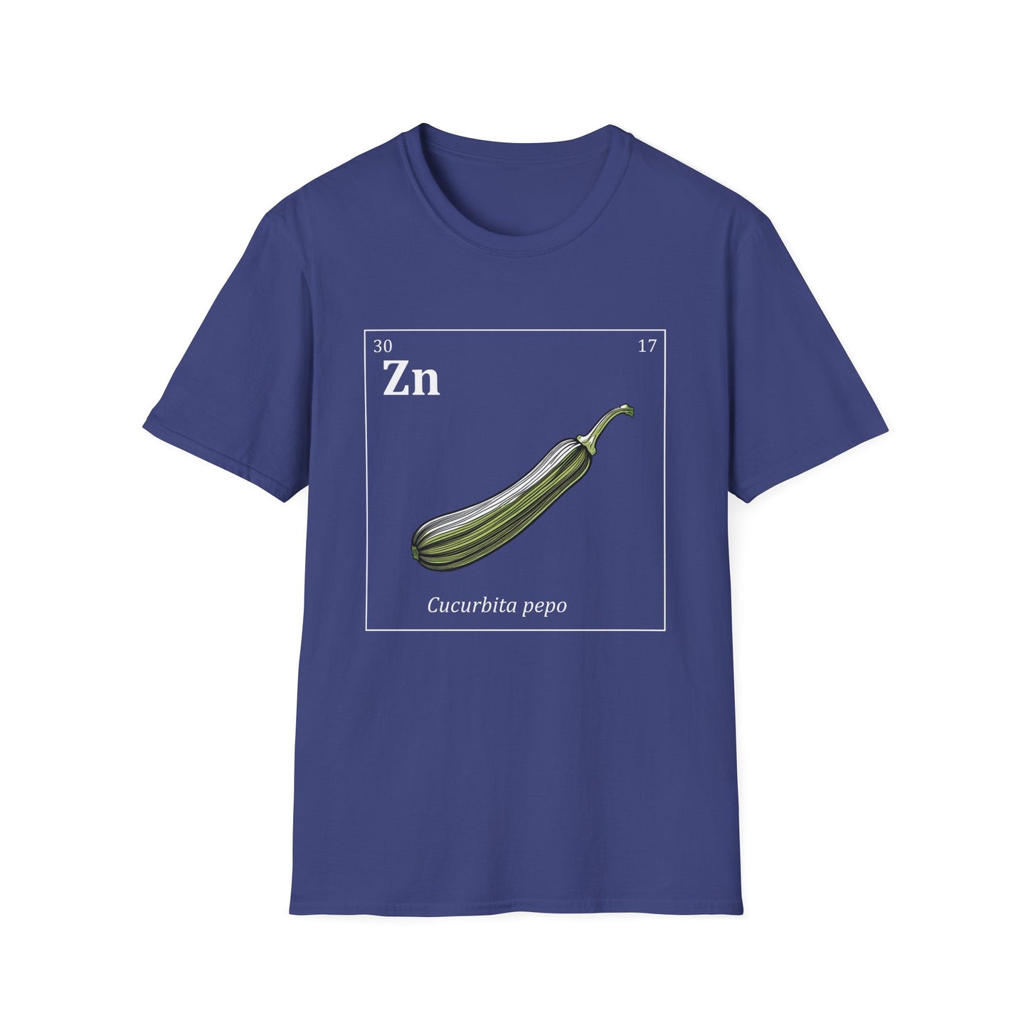 Periodic Table of Vegetables - Zucchini T-Shirt
