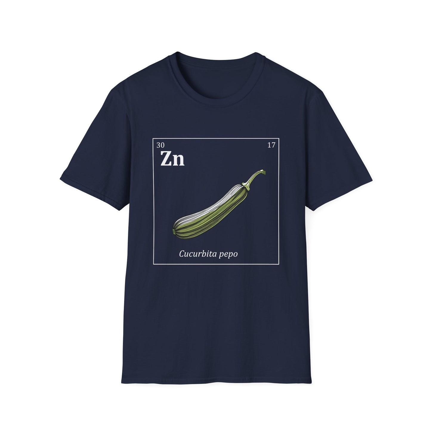 Periodic Table of Vegetables - Zucchini T-Shirt