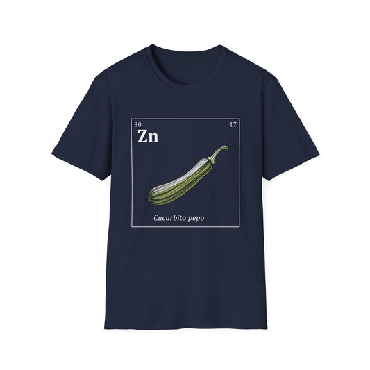 Periodic Table of Vegetables - Zucchini T-Shirt