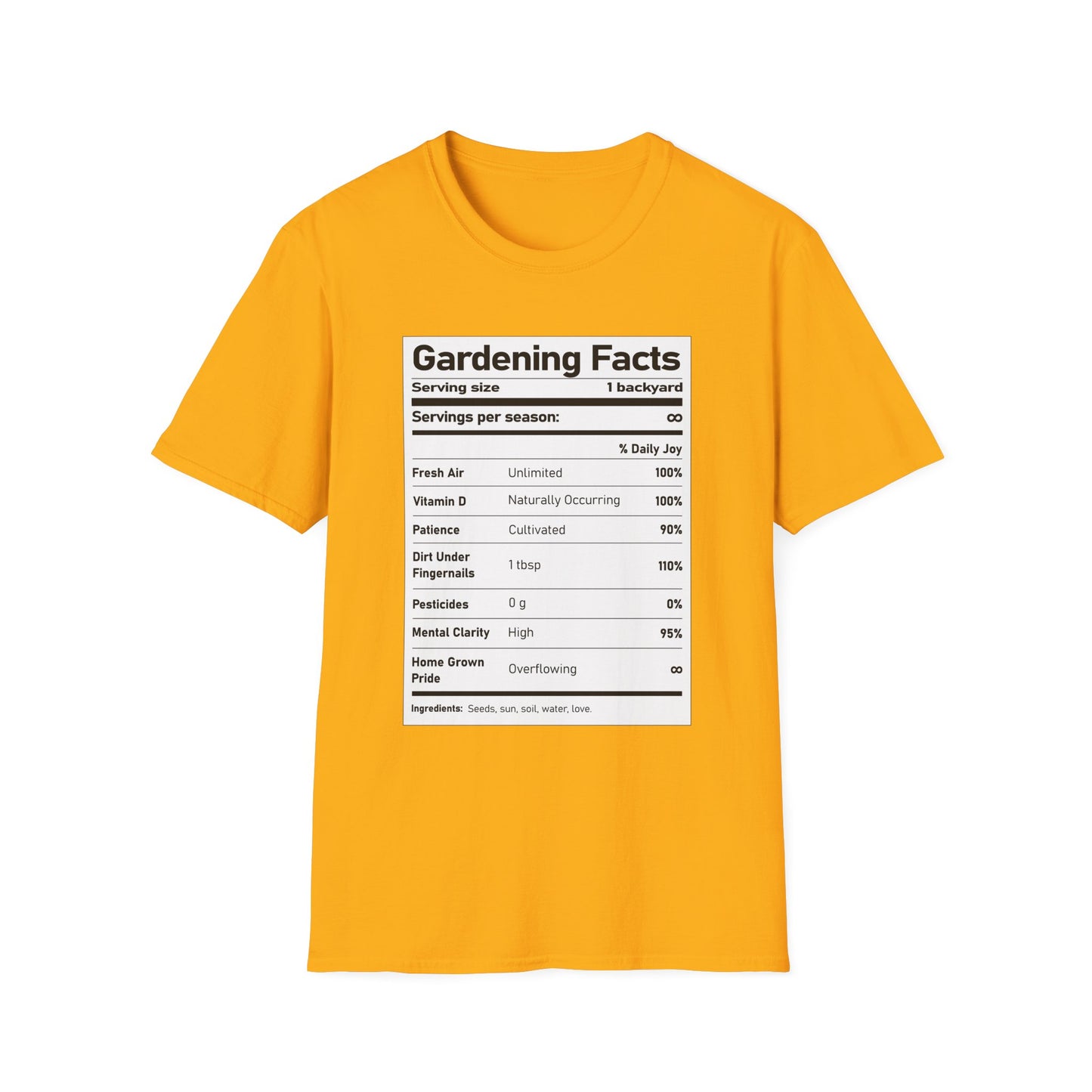 Gardening Facts T-Shirt