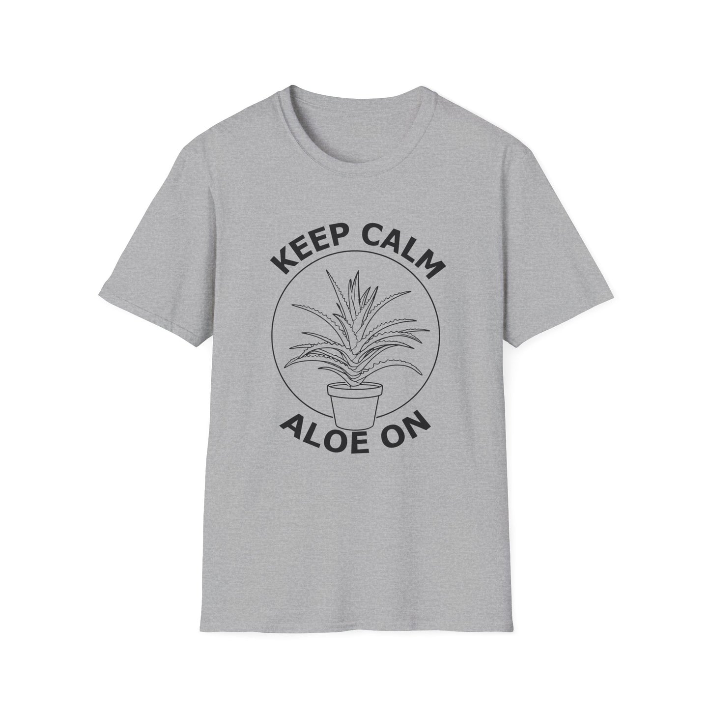 Keep Calm Aloe On T-Shirt