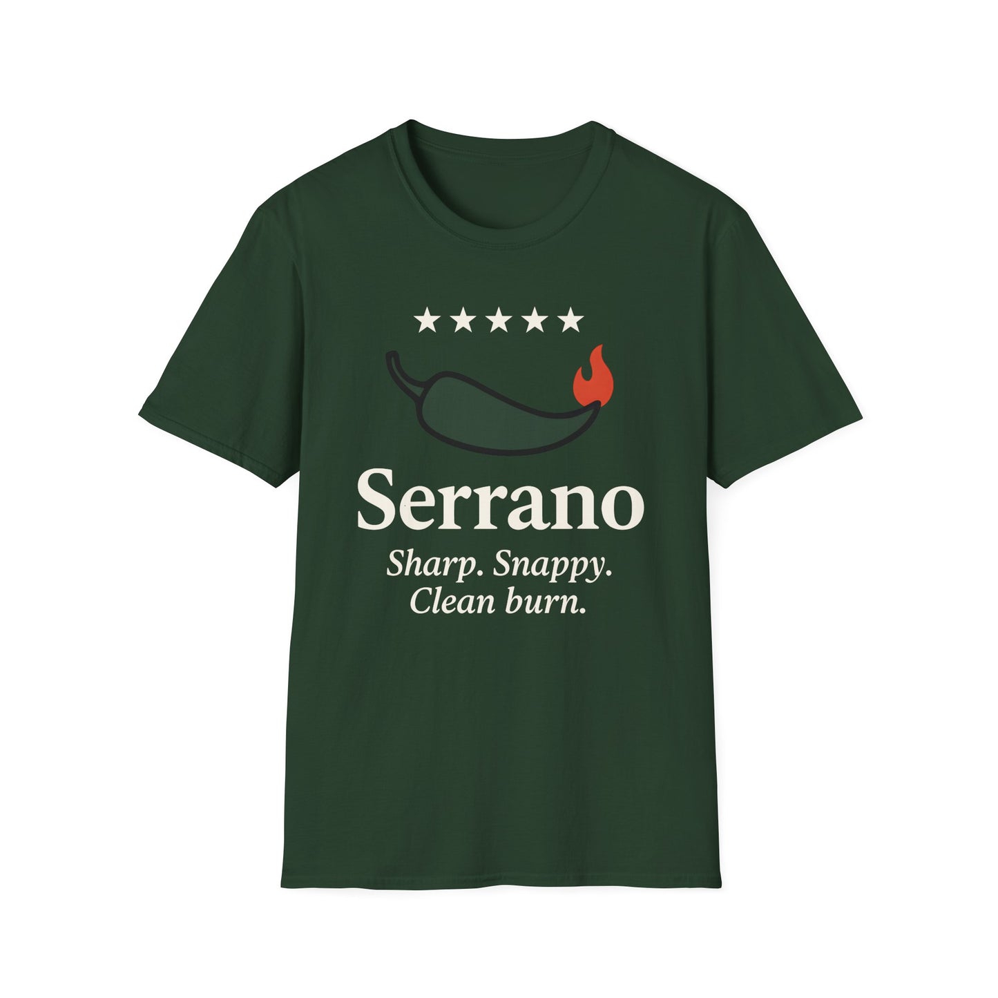 Serrano Pepper Review T-Shirt
