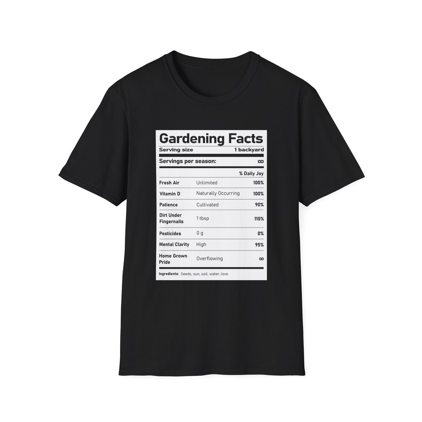 Gardening Facts T-Shirt