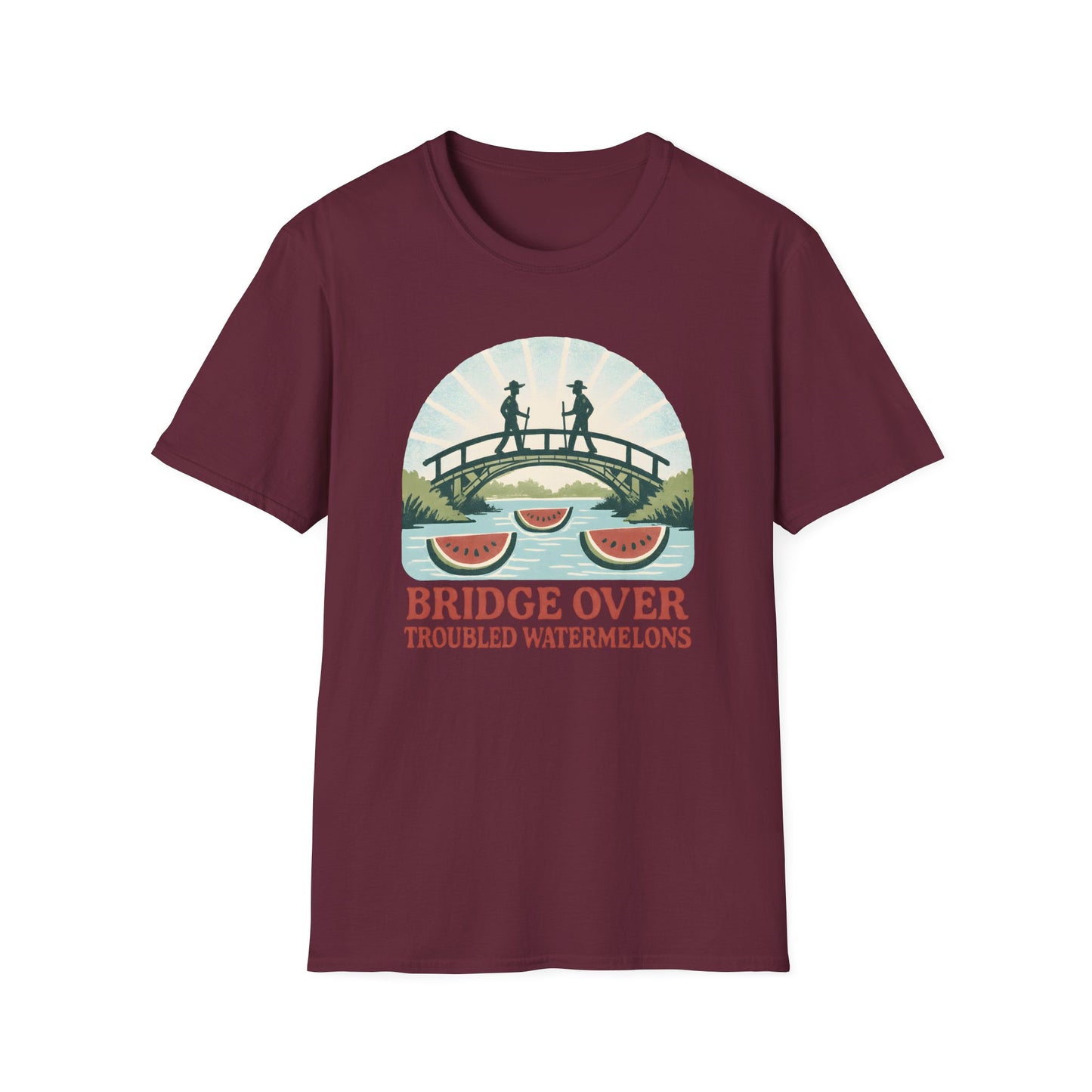 Bridge Over Troubled Watermelons T-Shirt