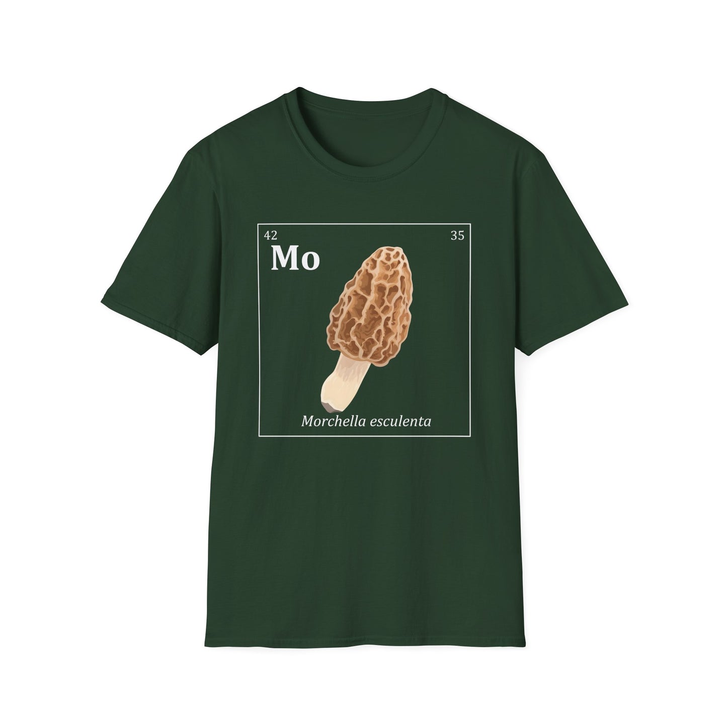Periodic Table of Vegetables - Morel Mushroom T-Shirt