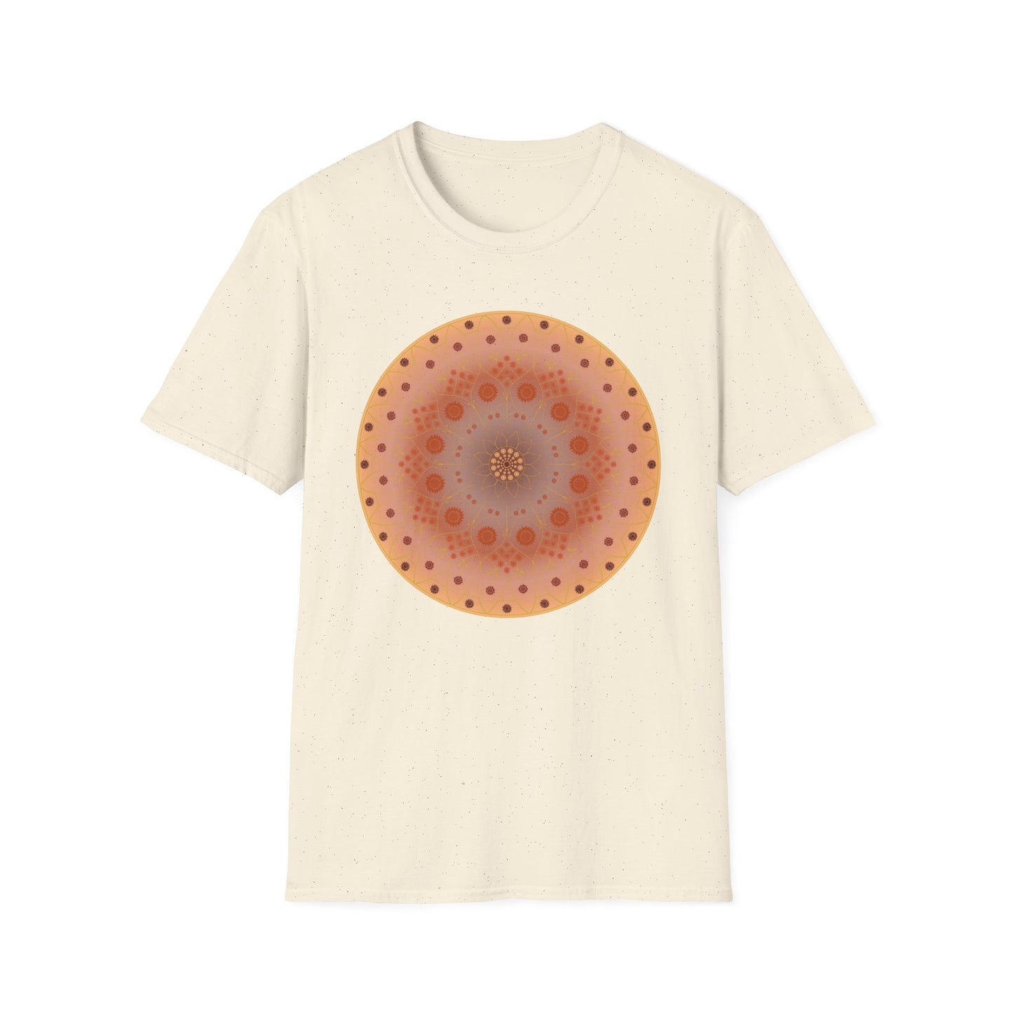 Sunflower Mandala T-Shirt - Orange