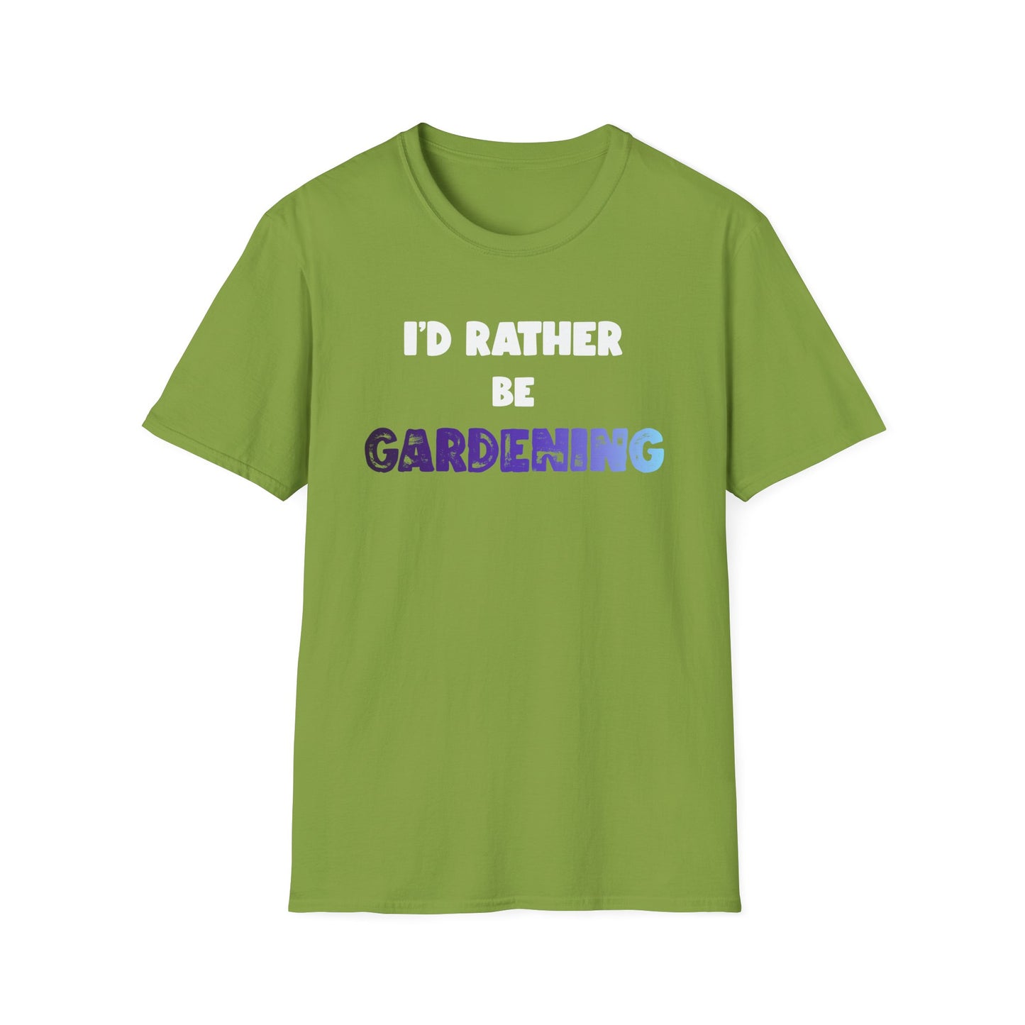 I'd Rather Be Gardening T-Shirt (Purple)