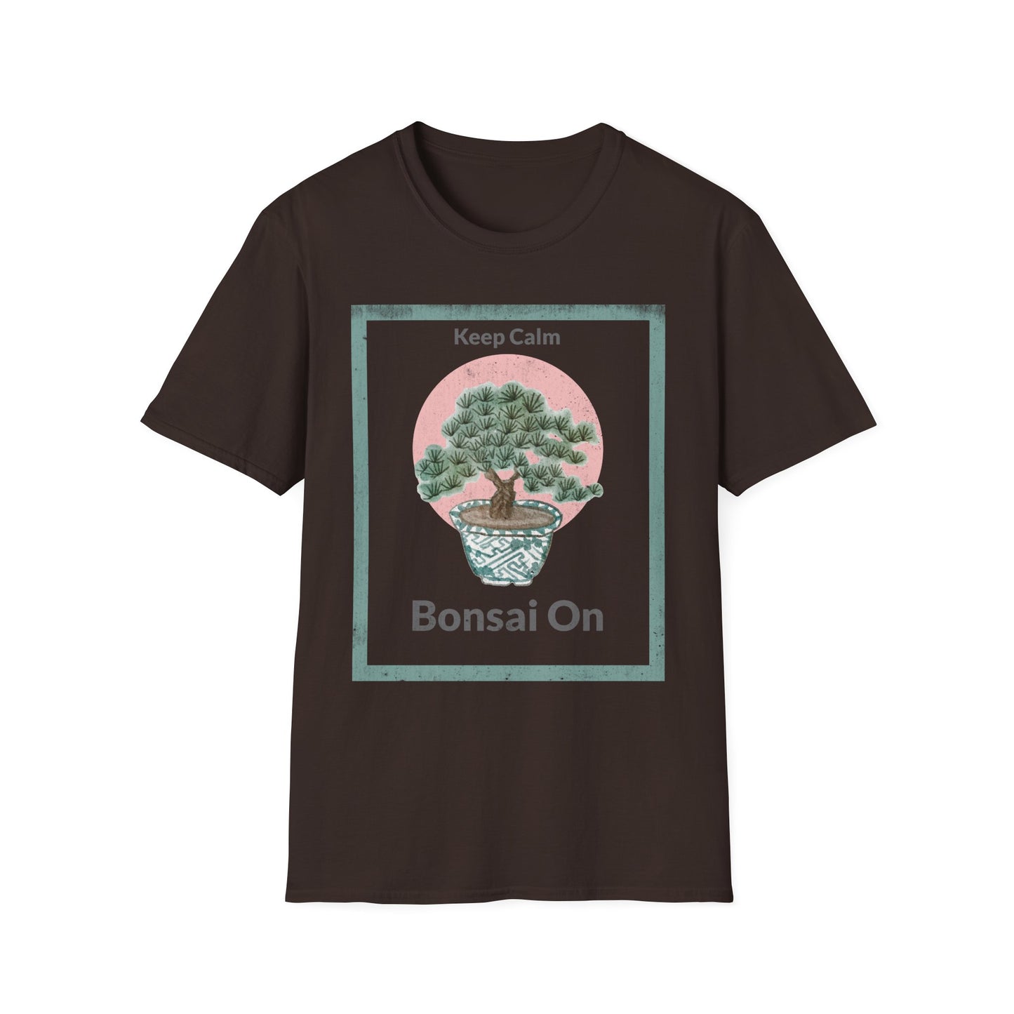 Keep Calm Bonsai On T-Shirt