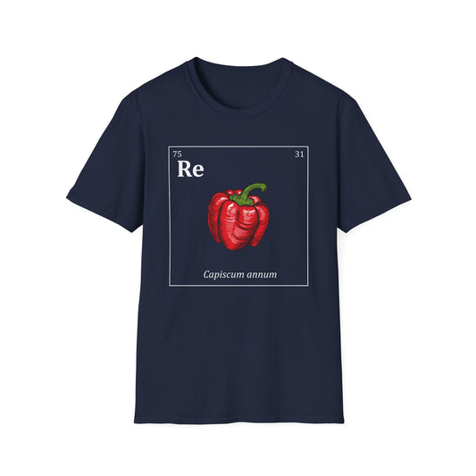 Periodic Table of Vegetables - Red Pepper T-Shirt
