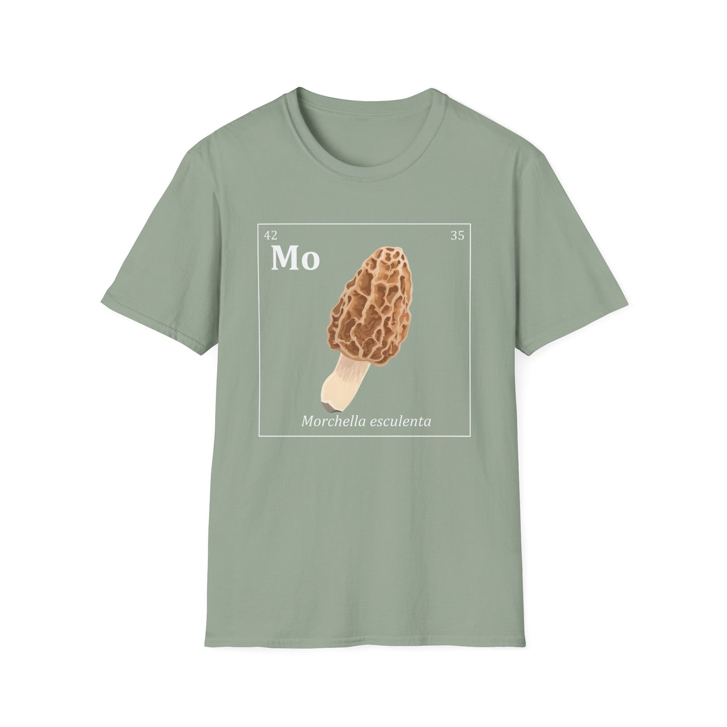 Periodic Table of Vegetables - Morel Mushroom T-Shirt