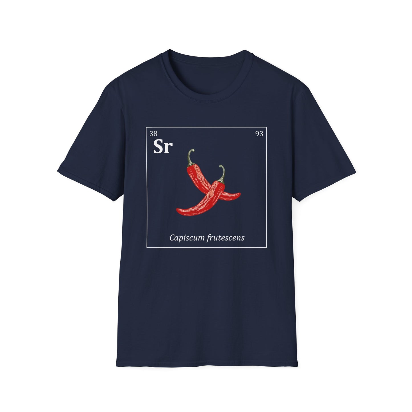 Periodic Table of Vegetables - Chili Peppers T-Shirt