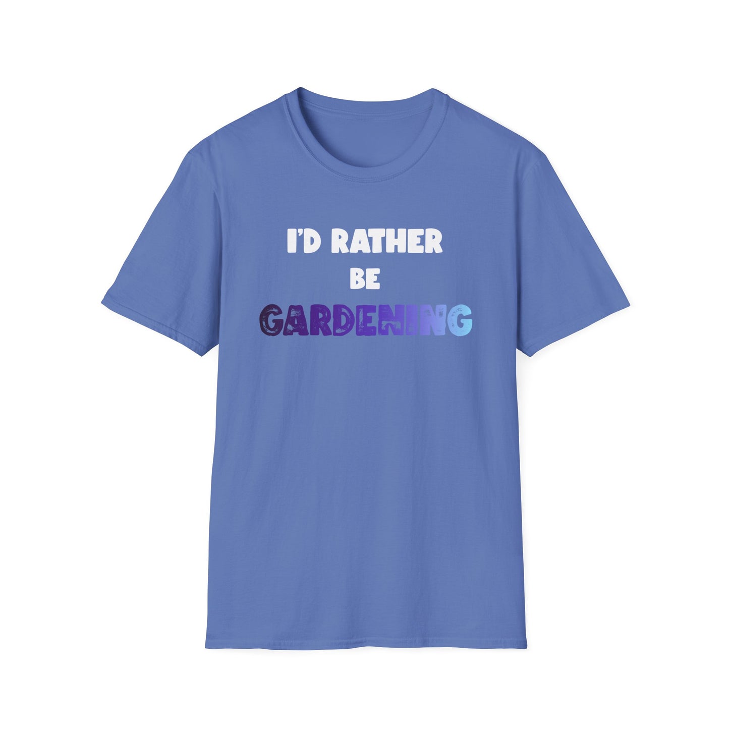 I'd Rather Be Gardening T-Shirt (Purple)