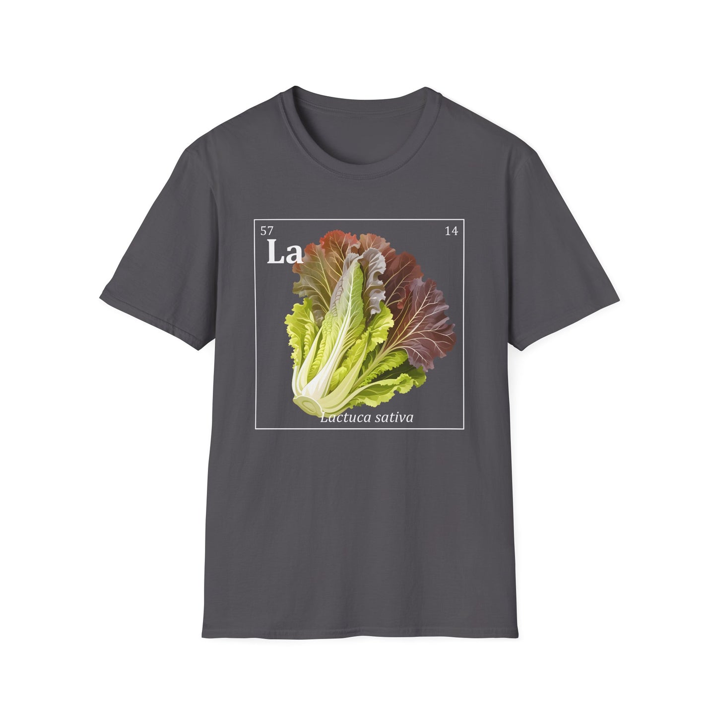 Periodic Table of Vegetables - Red Lettuce T-Shirt