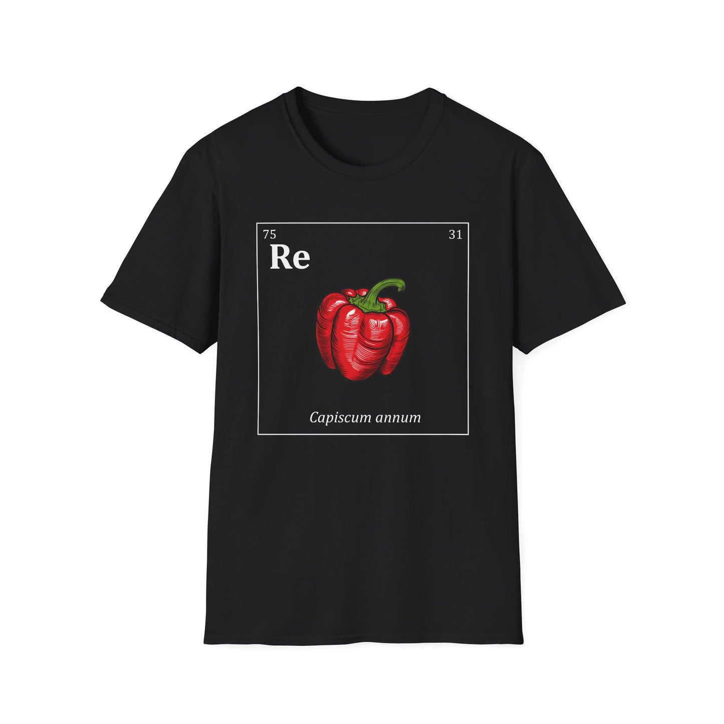 Periodic Table of Vegetables - Red Pepper T-Shirt