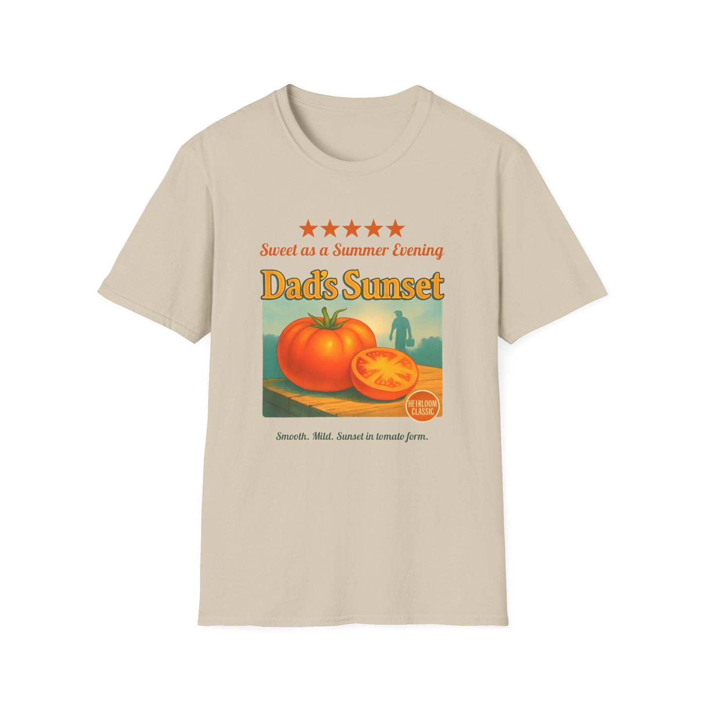Dad's Sunset Tomato Review 2 T-Shirt