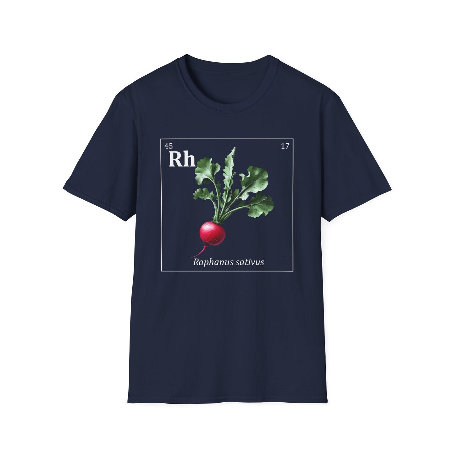 Periodic Table of Vegetables - Radish T-Shirt