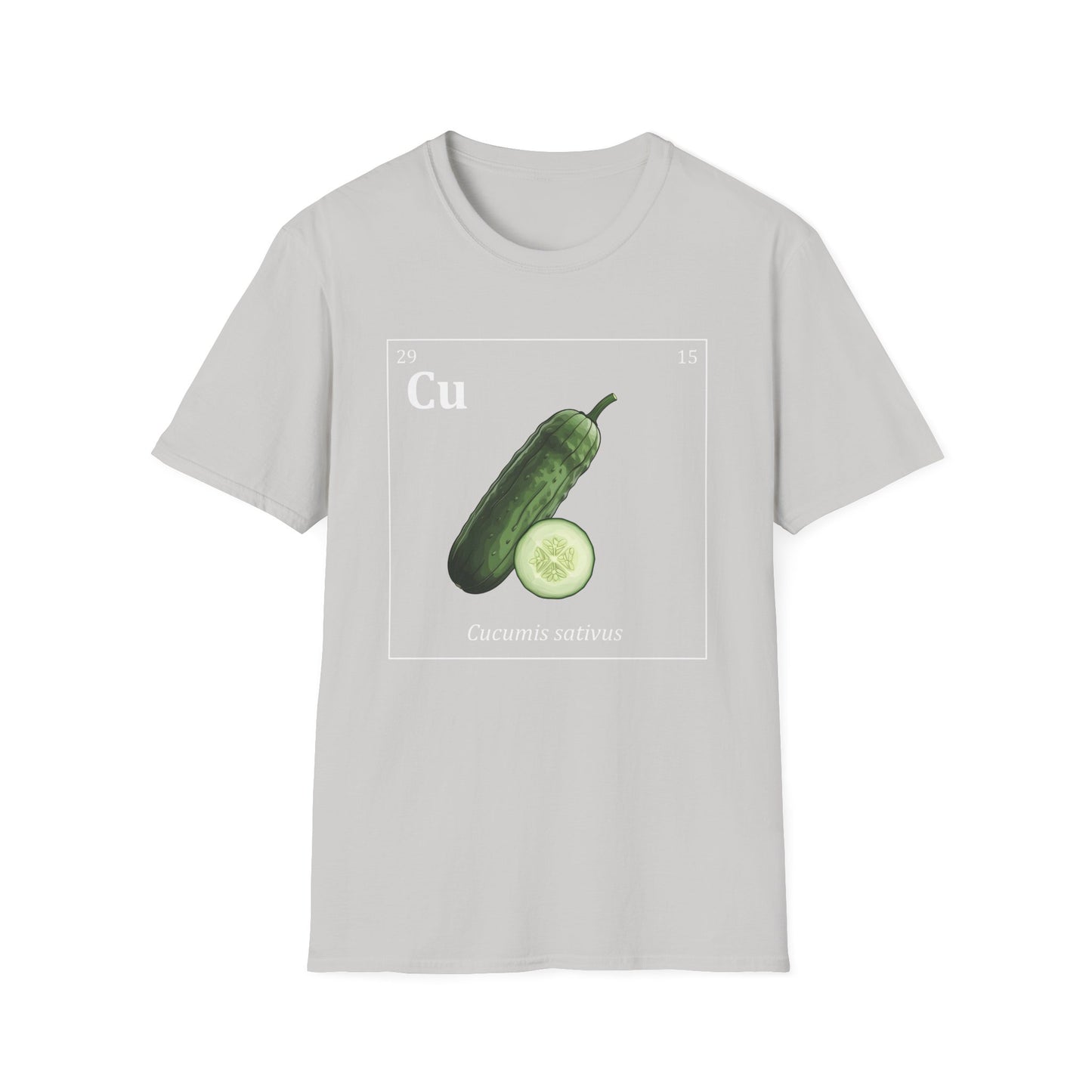 Periodic Table of Vegetables - Cucumber T-Shirt
