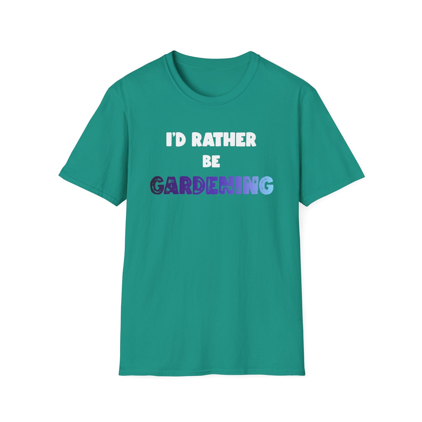 I'd Rather Be Gardening T-Shirt (Purple)