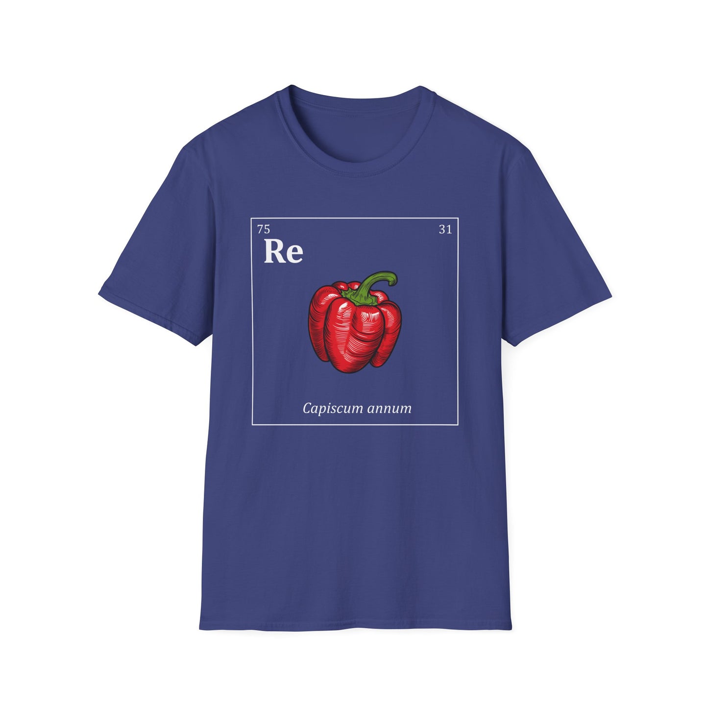 Periodic Table of Vegetables - Red Pepper T-Shirt