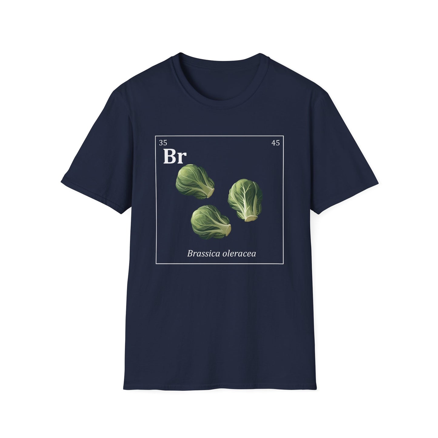 Periodic Table of Vegetables - Brussels Sprouts T-Shirt