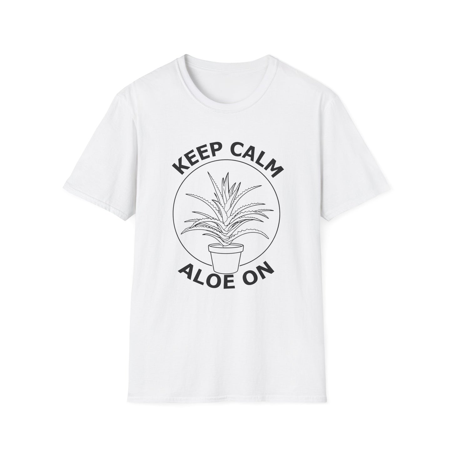 Keep Calm Aloe On T-Shirt