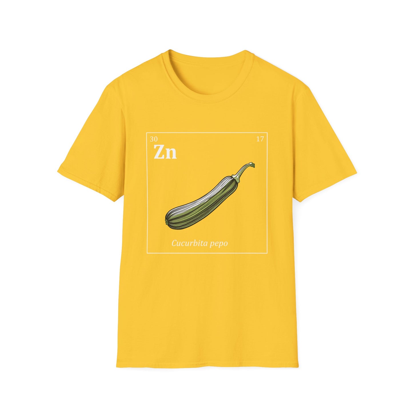 Periodic Table of Vegetables - Zucchini T-Shirt