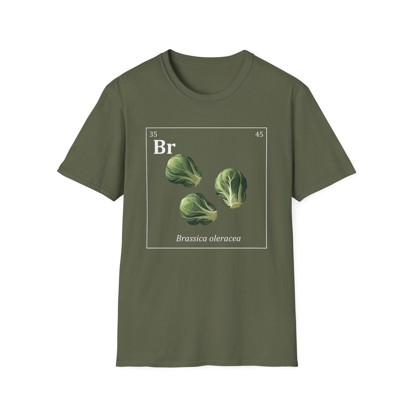 Periodic Table of Vegetables - Brussels Sprouts T-Shirt