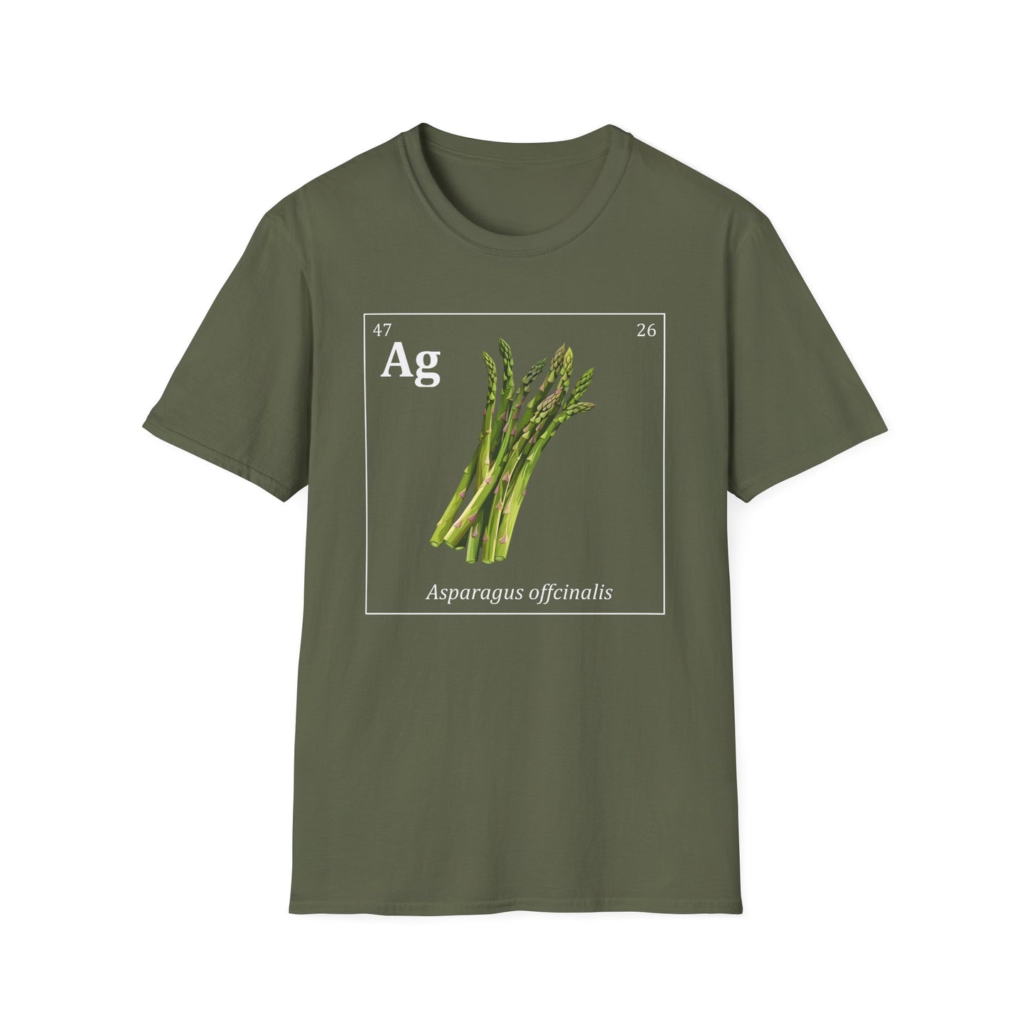 Periodic Table of Vegetables - Asparagus T-Shirt
