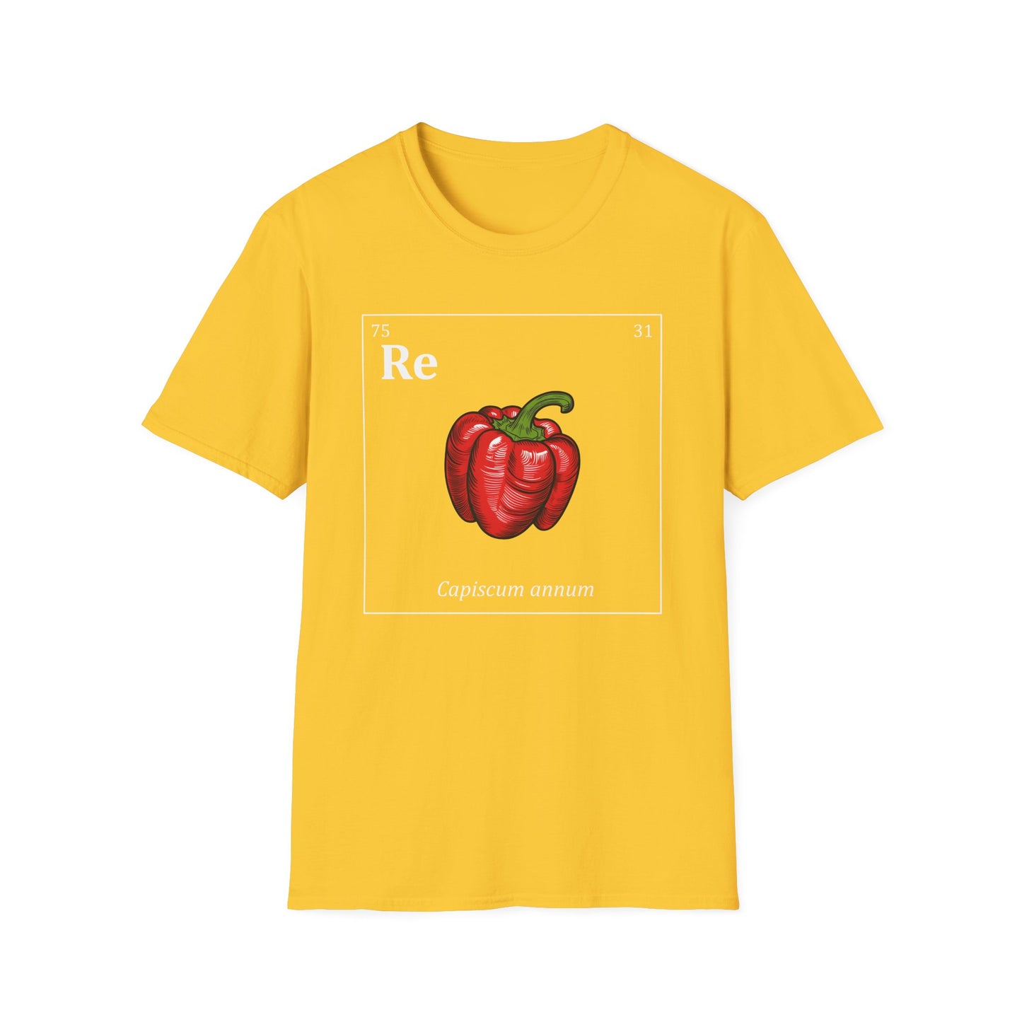 Periodic Table of Vegetables - Red Pepper T-Shirt