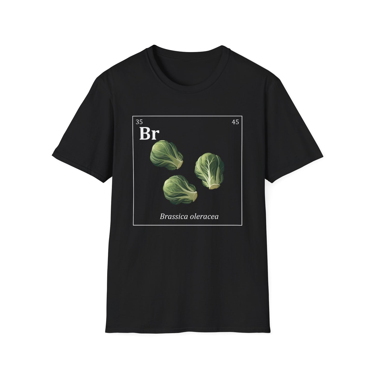 Periodic Table of Vegetables - Brussels Sprouts T-Shirt