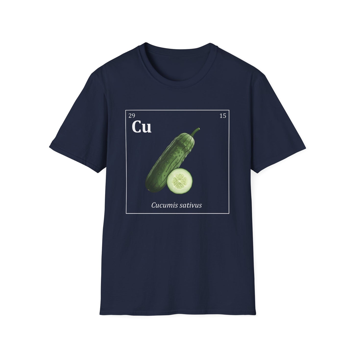 Periodic Table of Vegetables - Cucumber T-Shirt