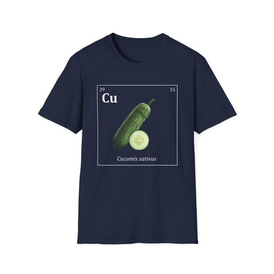 Periodic Table of Vegetables - Cucumber T-Shirt