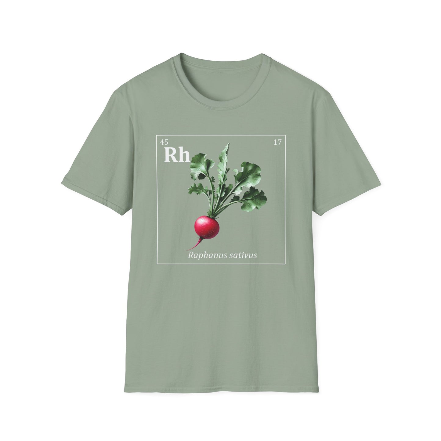Periodic Table of Vegetables - Radish T-Shirt