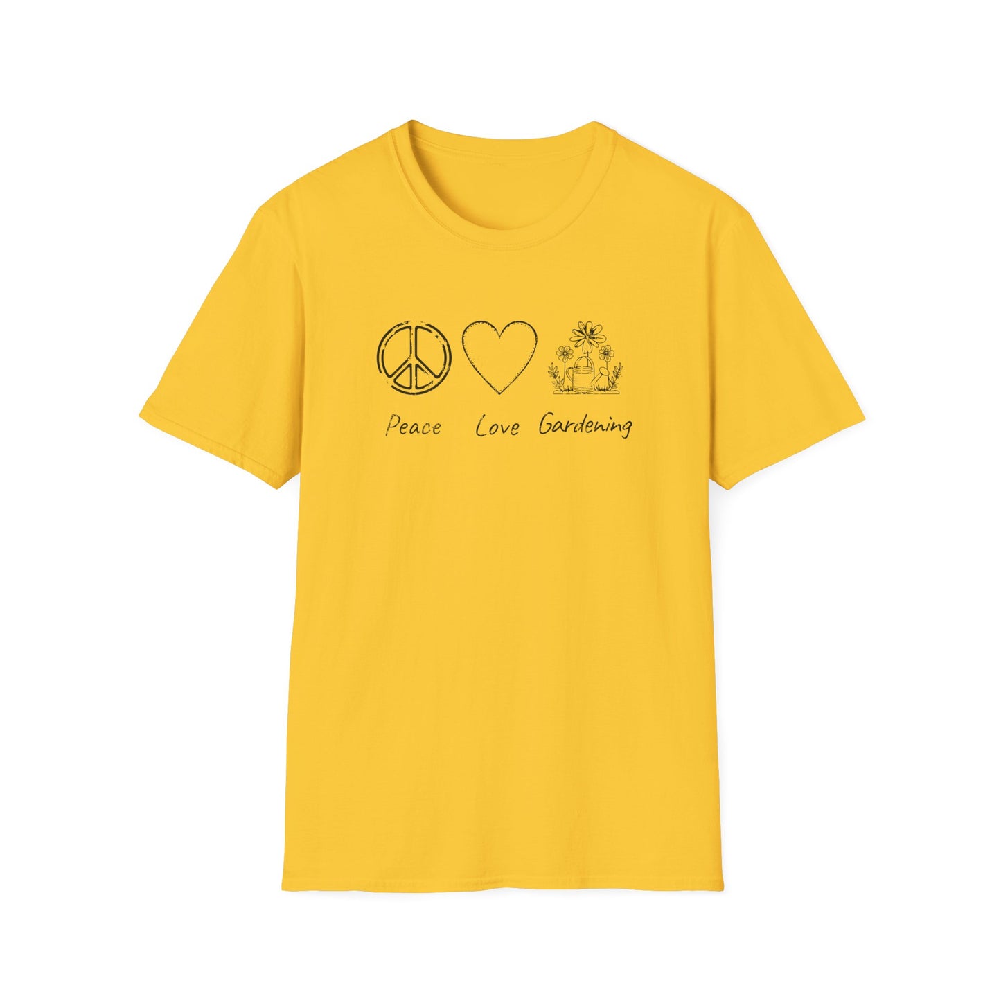 Peace Love Gardening (B) T-Shirt